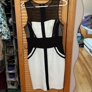 Beautiful black and white dress from Cachè